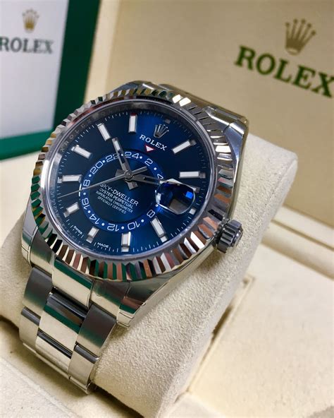 Rolex Steel Sky Dweller 326934 with Blue Dial 